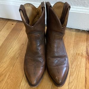 FRYE Leather Cowboy Boots